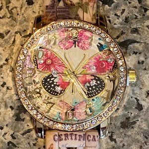 New Fashion Diamond Butterfly Watch